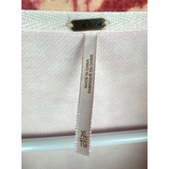 Free People Printed Ruby Jacket Womens XL Pink Combo Fleece Oversized Button - Picture 14 of 16